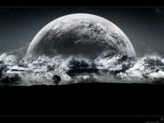 Dark Moon Wallpaper HD In Space Imageci