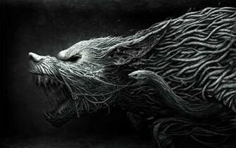 Related Wallpaper For Black Animals Art