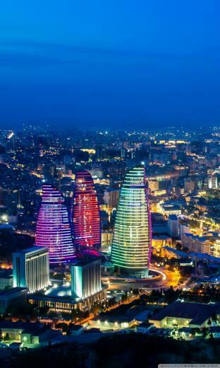 Baku Panorama 4k HD Desktop Wallpaper For Ultra Tv Wide