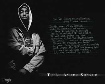 Tupac Shakur Quotes About Life Thug Background Graphic In