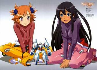 Konachan 2girls Black Hair Blue Eyes Blush Captain