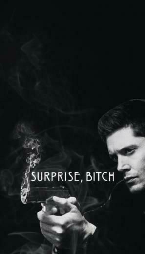 Deanwinchester Bitchhh Supernatural Background