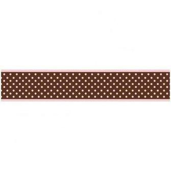 Pink Brown Toile Wallpaper Border By Sweet Jojo Designs