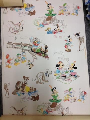 Vintage Disney Wallpaper Decor