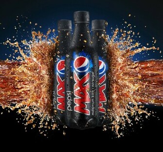 Pepsimax Sidefall Bottles
