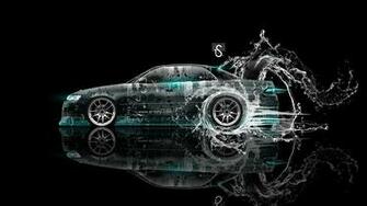 Toyota Mark Jzx90 Jdm Water Drift Azure Neon HD Wallpaper
