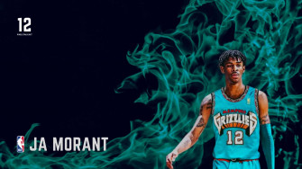 Ja Morant Shines In The Nba Spotlight Wallpaper