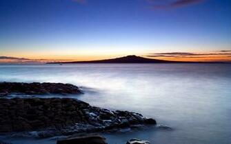 Wallpaper Seascape Beach Sunset