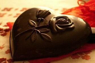 Chocolate Wallpaper With Flower Odd