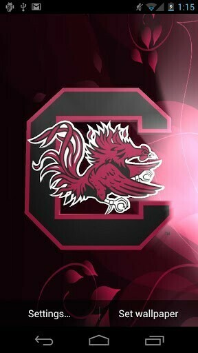 Officially Licensed South Carolina Gamecocks Live Wallpaper Designs