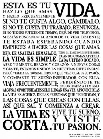 The Holstee Manifesto This Is Your Life Pictures To Pin