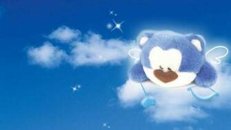 Cute Blue Wallpaper