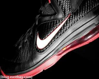 Wallpaper Nike Lebron Black White Sport Red Eastbay