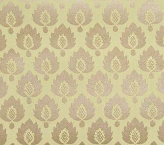 Pineapple Leaf Wallpaper Pale Green With Metallic Gold