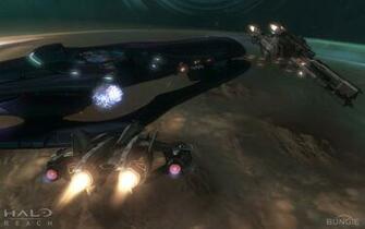 Halo Reach Space Battle Image Image