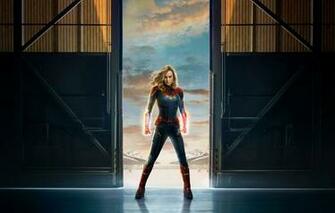 Wallpaper Film Carol Danvers Captain Marvel Brie Larson