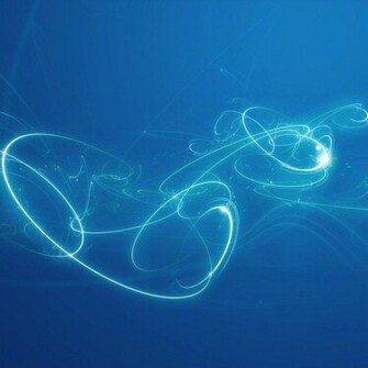 Blue Swirls iPad Wallpaper