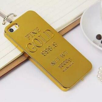 Bullion Wallpaper Luxury Golden Gold Bar Back Cover Phone Case For Jpg