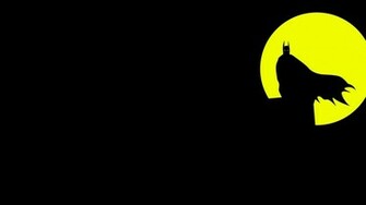 Wallpaper Batman Silhouette The Moon A Raincoat