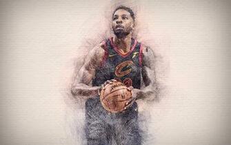 Wallpaper Jeff Green 4k Artwork Basketball Stars