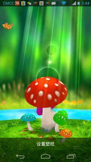 Mushrooms 3d Live Wallpaper Android Apps On Google Play