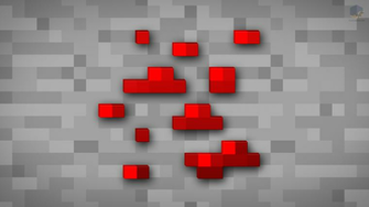 Minecraft Shaded Redstone Ore Wallpaper By Chrisl21 Fan Art