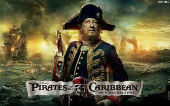 Barbossa Caribbean Pirates Characters Widescreen Desktop Full HD