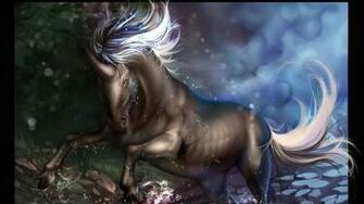 Wallpaper Unicorn Hoofs Water Splashes HD