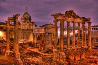 Roman Ruins Wallpaper