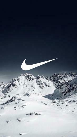 Nike iPhone Wallpaper Snowboarding 3d