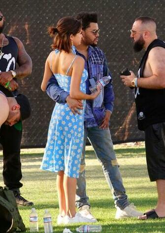 Selena Gomez And The Weeknd Coachella Music Festival