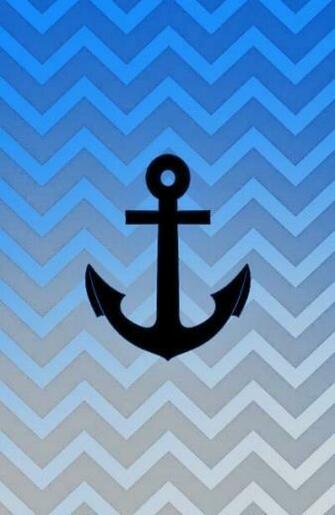 Anchors Background iPhone Chevron Wallpaper Blue
