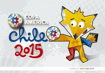 Copa America Chile Zincha Wallpaper Vector