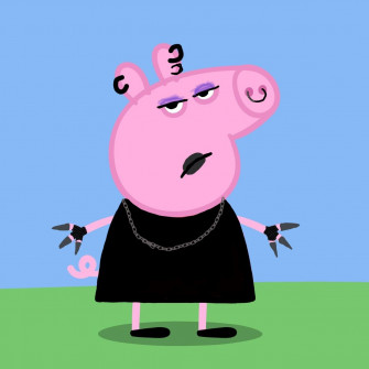 Emo Peppa Pig Wallpaper Funny Crazy