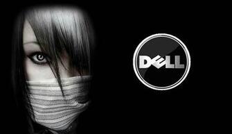 Wallpaper Round Dell Logo Background Wooden