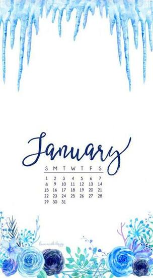 January Calendar Tech Pretties Dawn Nicole Designs