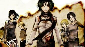 HD Wallpaper Shingeki No Kyojin Titanes Eren Mikasa