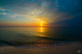 Sea Sunset Background High Quality Background