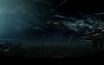 Sci Fi World Air Ships Flying From The Mother Ship Star Craft