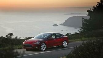 Tesla Model S Red Car HDq Wallpaper