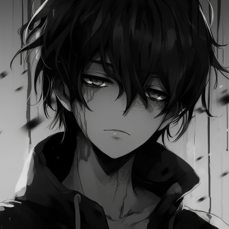 Black And White Anime Pfp Wallpaper