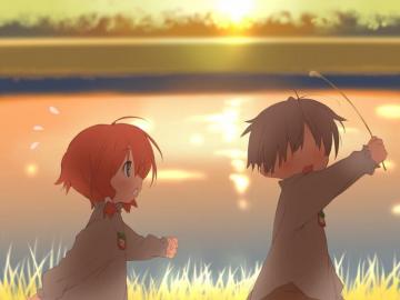 Happy Magarette Wallpaper And Background Image Funny Anime Girl