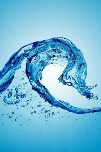 iPhone HD Macro Cool Water Wallpaper Background