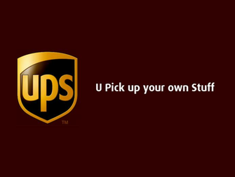 Ups U Pick Up Your Own Stuff By Pencilshade