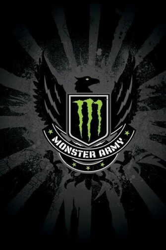 Monster Army Logo iPhone 4s Wallpaper