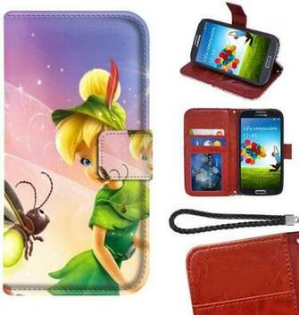 Amazon Wallet Case Compatible Galaxy S6 1in Tinkerbell