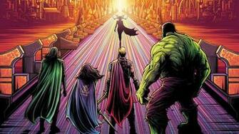 Hela Marvel Comics Hulk Loki Thor Ragnarok Valkyrie