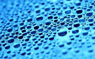 Wet Blue Surface Mac Wallpaper