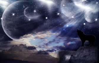 Wolf Howling Wallpaper By Zeffy101