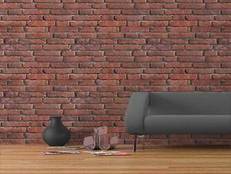 Brown Brick Wallpaper Decoration